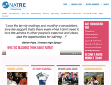 Tablet Screenshot of natre.org.uk